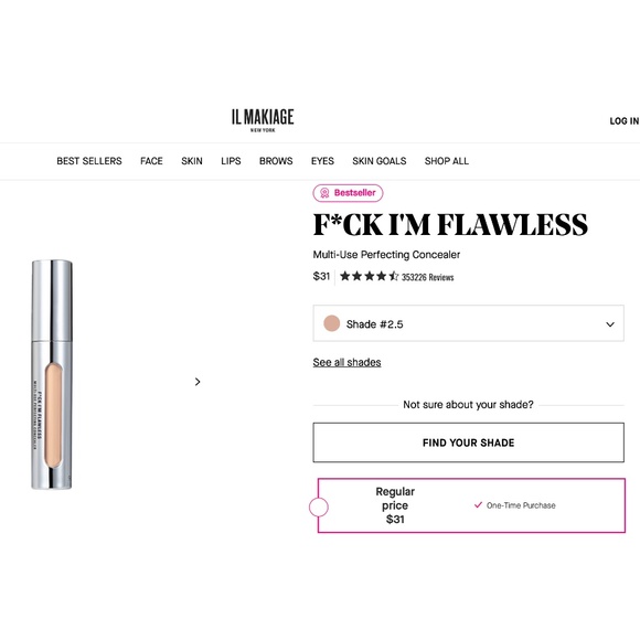 Brand New Il Makiage F*ck I'm Flawless Concealer 2.5 - Picture 1 of 5